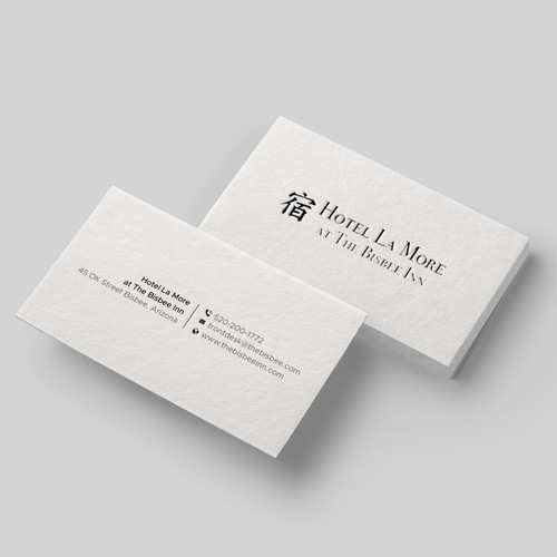 Design Business Card for Boutique Hotel di Taaiebah