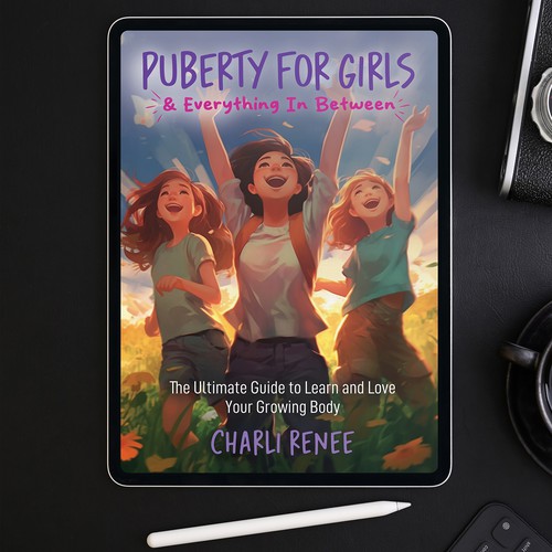Design an eye catching colorful, youthful cover for a puberty book for girls age 8- 12 Réalisé par Minimal Work
