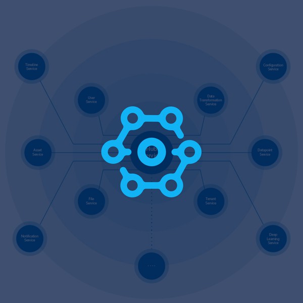 Modern logo concept for AI machine company