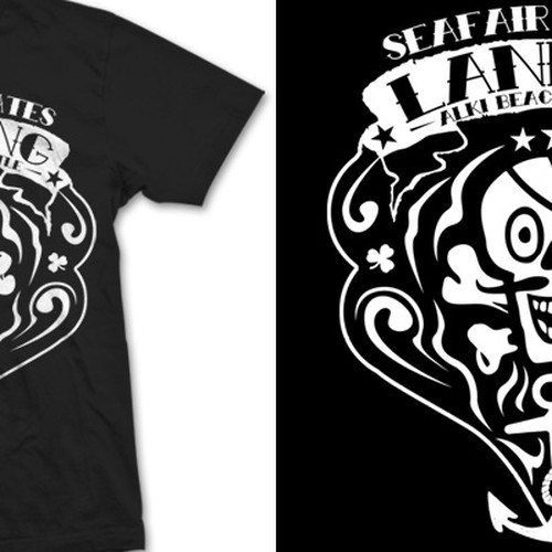 Seafair Pirates Landing t-shirt design required Design by Beat Up