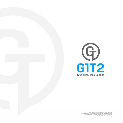 G1T2 Logo for business leaders who give back Design by Nokturnal.pro