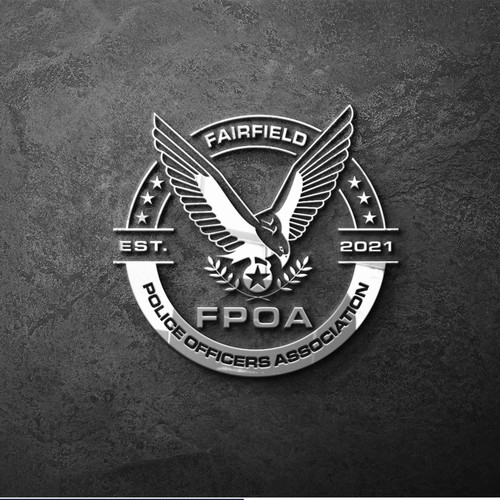 Police Officers Association Logo Diseño de gravisio