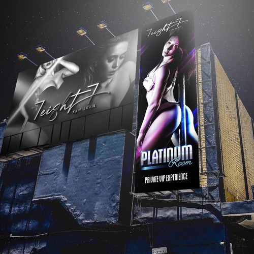 Billboard for a Nightclub and Gentlemen’s Club Design by RED DOT