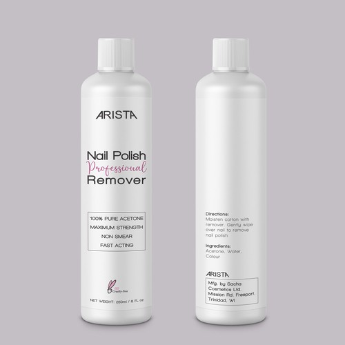 Arista Nail Polish Remover Design by curve&line
