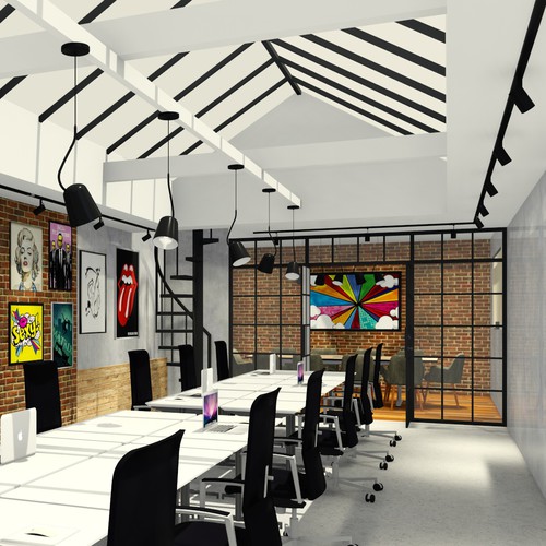 Office design for software development company Design by Gaeah