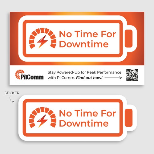 Sticker design for upcoming trade show Design by marcela97