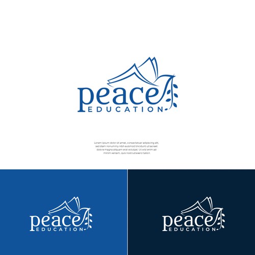 Design stylish Logo for Peace Education Plattform Design by Bali Studio √