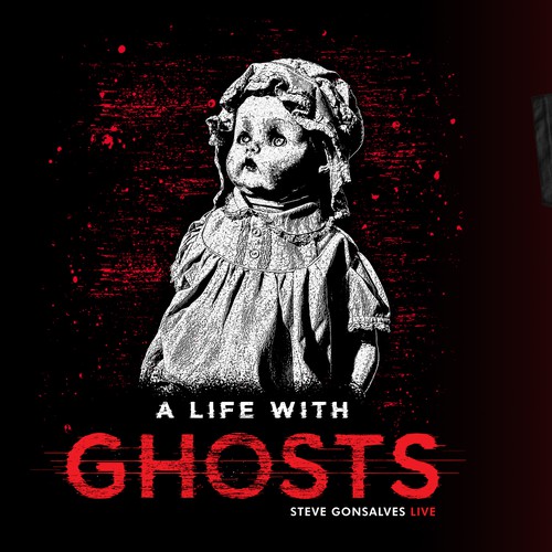 "Tour shirt for regional theatre promotion tour. Paranormal tv host" winning T-shirt