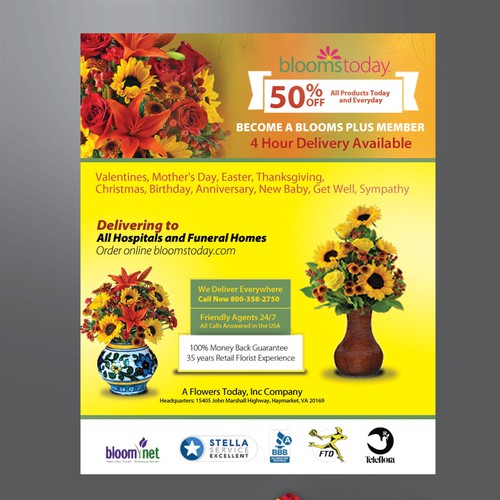 Yellow Page Ad Postcard, flyer or print contest