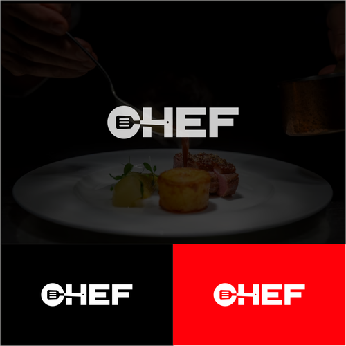 "CHEF": Food & Cooking Social Media Logo Design by yellow.lemon
