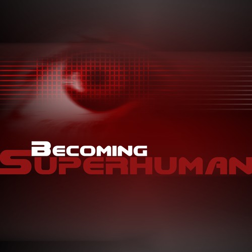 "Becoming Superhuman" Book Cover Design por J-MAN