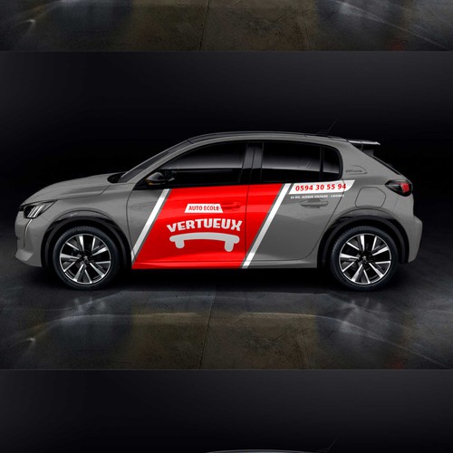 Simple Classy car design for a company that teach people how to drive Design by Bogi_Graphics