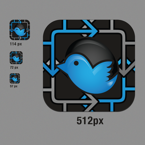 Create iOS App Icon for TwitChat™ for Twitter  Design by akaVanyok