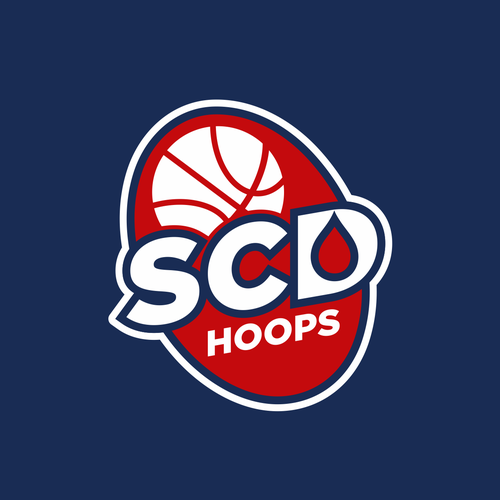 Basketball Logo for Team 'SCD Hoops' - Your Winning Logo Featured on Major Sports Network Design by ammarsgd