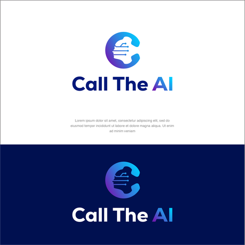 AI Communication Logo Design by Elesense