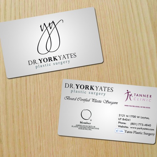 Dr. York Yates Plastic Surgery - business card Design by Adrian004