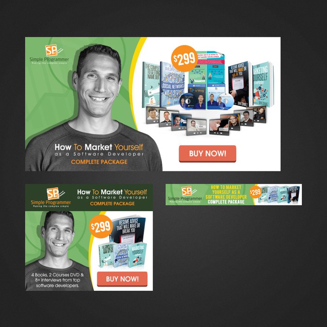 Create A Set Of Two Banner Designs For Facebook And Web