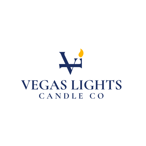 Design a modern fun logo for a candle company in Las Vegas Design by ChemcoRD