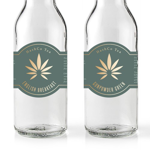 create an iced tea label for HashCo Design by stacas