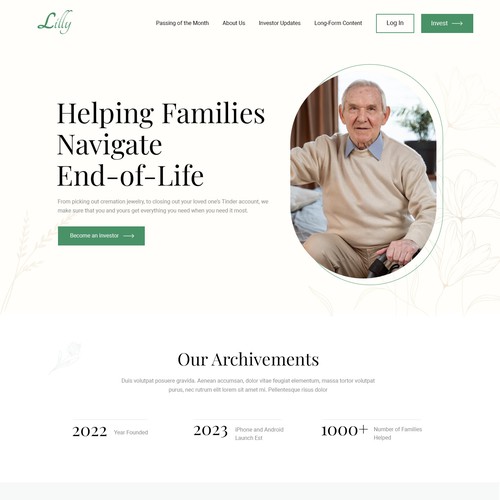 Fake Tech Startup in the Funeral Industry Seeking Website Design Design by MercClass