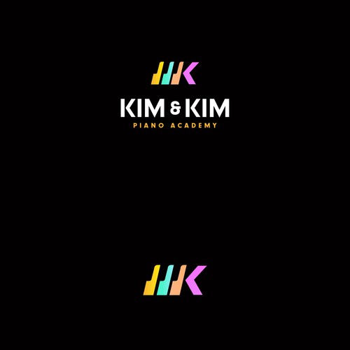 Logo to appeal adult piano students for online piano school called Kim & Kim Piano Academy Design by Matt *