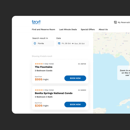 Design a User Interface for a Travel Company Design by msr.dsgn