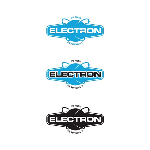 Newlogo designwith the electron drawn as a solid logo Design réalisé par Hamlet/simba14