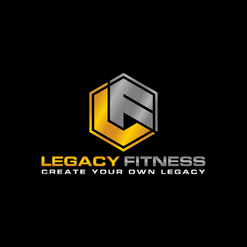 Create a simple yet elegant logo for legacy fitness.