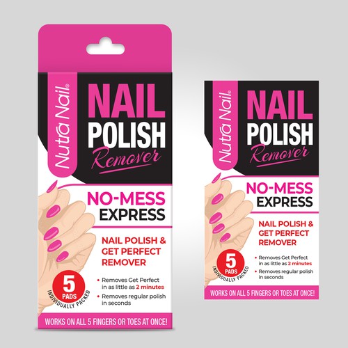 Nutra Nail Gel Remover Design by Unik ART