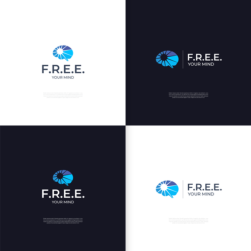 FREE YOUR MIND Logo Contest Design réalisé par Jamal Jiare ™