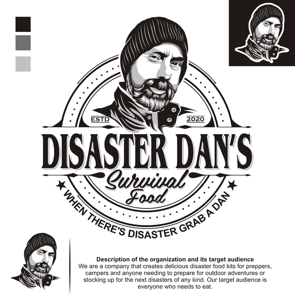 Design by Ranggalawe titled "Disaster Dan's Survival Food"