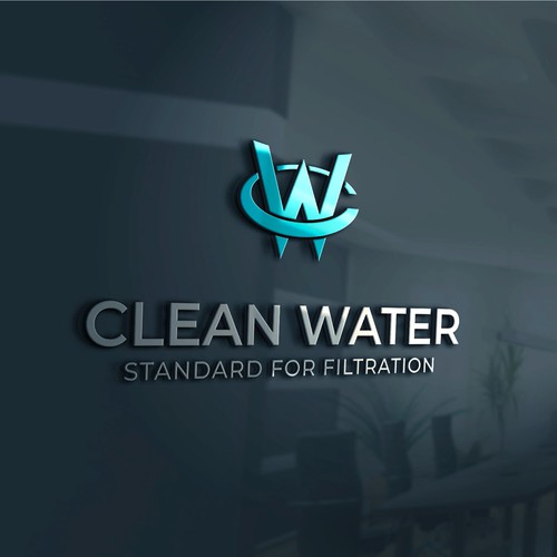 Simple Clean Logo for Water Filtration Company Design by Inkspire