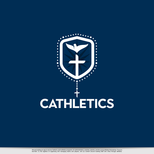 App branding: Christian Faith + Youth Athletics Design by DC | DesignBr