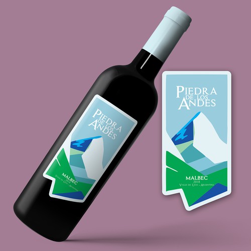 Malbec Wine Label for an Argentinian Winery Design by MaxMartorelli