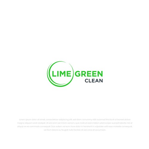 Lime Green Clean Logo and Branding Design by Half-Tone™