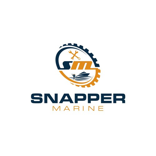 Snapper Marine Logo Design by line2code