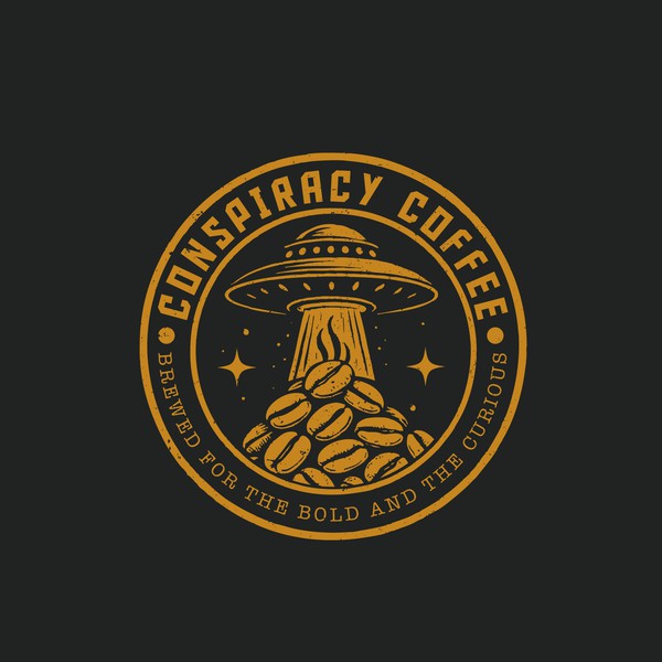 Logo concept for coffee company.
