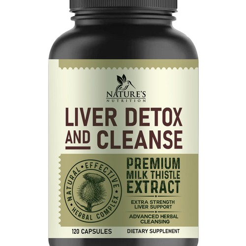 Natural Liver Detox & Cleanse Design Needed for Nature's Nutrition Ontwerp door sapienpack