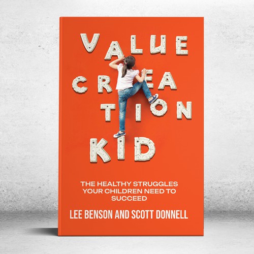 Design a simple, modern book cover that pops to make a huge social impact Design by Hennah