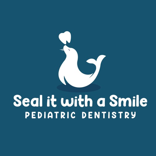 Modern and fun seal logo & branding package for new pediatric dentist! Diseño de Hana Munadhifa
