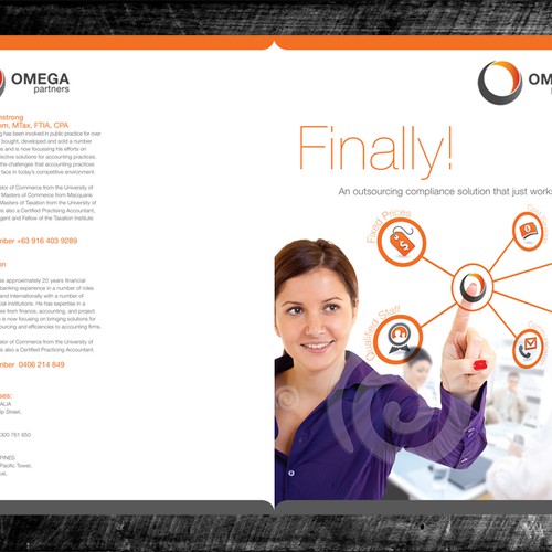 Brochure Design for an Outsourcing Company Design by Craig Steel