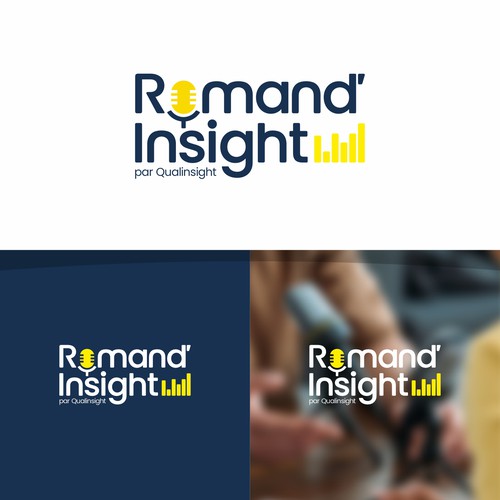Create a modern logo for the Podcast "Romand’Insight" for a Swiss Marketing agency Design by svet.sherem