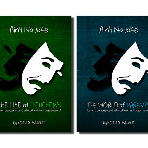"Ain't No Joke" Book Series Cover Design Design por Bendición