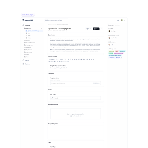 Redesign of SaaS UI Design by Ken Dirga