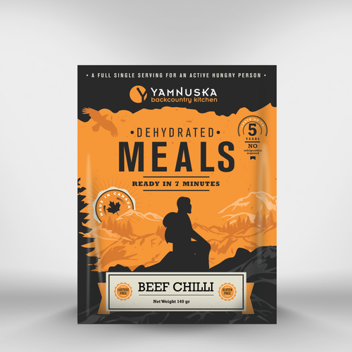 Designs New Backcountry Food Retail Package targeted to the outdoor