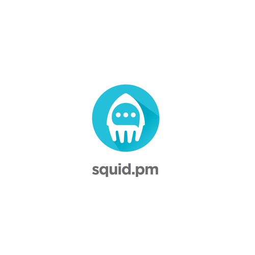 Design a squid logo for a messaging app/website/social network Design by Robosign