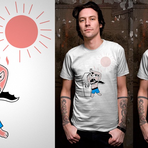 Create quirky, sarcastic, funny men's t-shirt designs with the