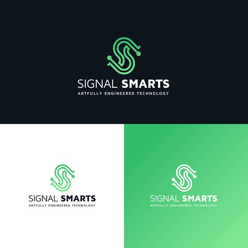 Design a Modern, Geometric Logo for Signal Smarts: We are Network and Wireless Technology Artists!! Design réalisé par cs_branding