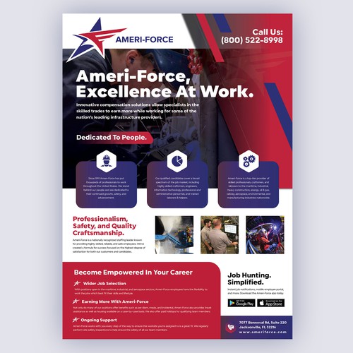 Ameri-Force electronic brochure Design by ♛ AHSAN