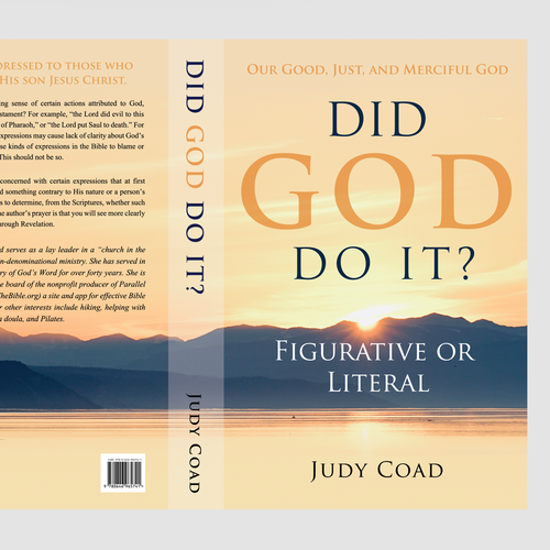 Design book cover and e-book cover  for book showing the goodness of God Design by arobindo